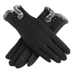 Mulheres Moda Quente Inverno Luvas elegantes Plush Glove luvas do toque de tela Luvas