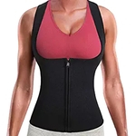 Mulheres Neoprene Zipper Suit cintura instrutor Vest para Weightloss Corset térmica quente