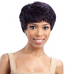 Perucas de cabelo resistente ao calor Natural Ondas Africano mulheres americanas peruca curta
