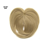 Mulheres Silky Clip-On cabelo Topper peruca resistente ao calor Fibre peruca de Moda peruca de cabelo