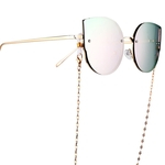 Mulheres Simples antiderrapante Cor liga de ouro óculos Cadeia para Óculos Acessórios