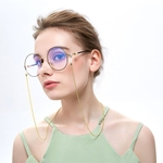 Mulheres Simples Óculos Todos os jogos Fase Beads Retro metal Anti-derrapante Cadeia