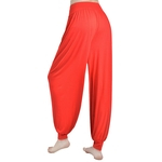 Mulheres Sólidos Pants Cor solto Modal Pantalettes para Dance Sports Yoga