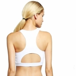 Mulheres Sports Bra Com Telefone bolso Imprimir Yoga Top aptidao que funciona Wear Haut Femme Padding Gym Bras sem fio Top Deportivo Mujer