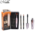 Amyove Mulheres Waterproof Mascara Volume Maquiagem Expresso 3d Com Eye Liner Pencil Make Up Set