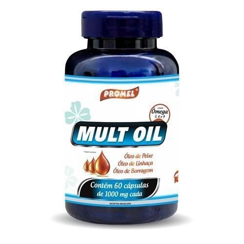 Mult Oil Omega 3 6 9 60 Cápsulas 1000 Mg - Promel