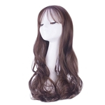Multi-cor opcional longo solto ondulado syntheic peruca completa encaracolado Natural perucas de cabelo