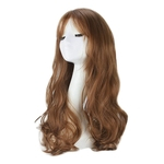 Multi-cor opcional longo solto ondulado syntheic peruca completa encaracolado Natural perucas de cabelo