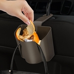 Multi-função de assento de carro gancho Dustbin Car Caixa de armazenamento