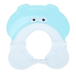 Multi-função de bebê ajustável Shampoo banho touca de banho Duche Hat Waterproof Cap Soft (azul)