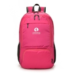 Multi-Function Mulheres Moda de Nylon Zipper cor s¨®lida Backpack Messenger Bag