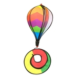 Multicolorido ao ar livre geométrico balão de ar quente pipa quintal gramado brinquedo jogos