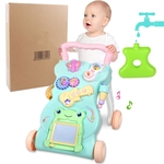 Multifuncional bebê ajustável Walker velocidade com Música Educacional Drawing Toy Board