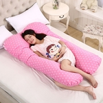 Multifuncional destacável Dormir Suporte Pillow para Gestantes Body Pillow U maternidade travesseiro Sleepers Gravidez colaterais 70x130cm Bedding article