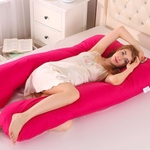 Multifuncional destacável Dormir Suporte Pillow para Gestantes Body Pillow U maternidade travesseiro Sleepers Gravidez colaterais 70x130cm Pillow