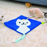 Multifuncional Kitty Cat Mat Toy Pet almofada de dormir