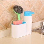 Multifuncional Sabonete Líquido Dispenser Sponge drenagem Stoarge Rack para Cozinha Casa de banho Gostar