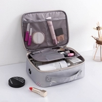 Multifunções portátil de grande capacidade Maquiagem Cosmetic Bag para Exteriores Negócios Viagens Armazenamento