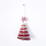 Multilayer Natal de suspensão de madeira pingente Xmas Ornamento da árvore de suprimentos Partido Home