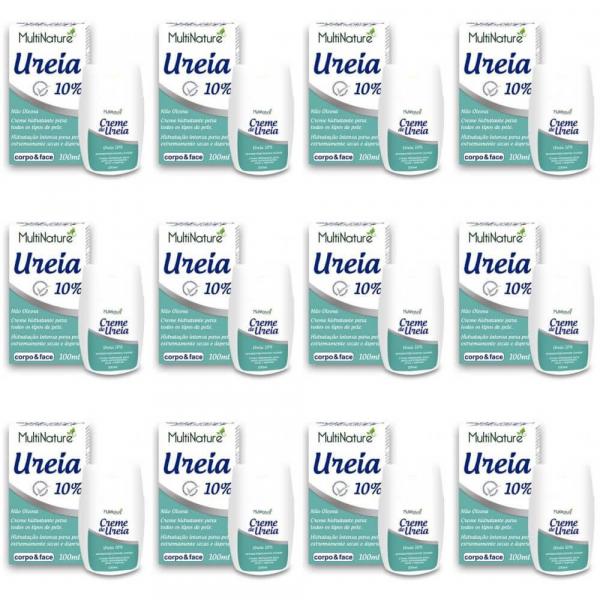 Multinature Ureia 10 Creme Hidratante 100ml (Kit C/12)