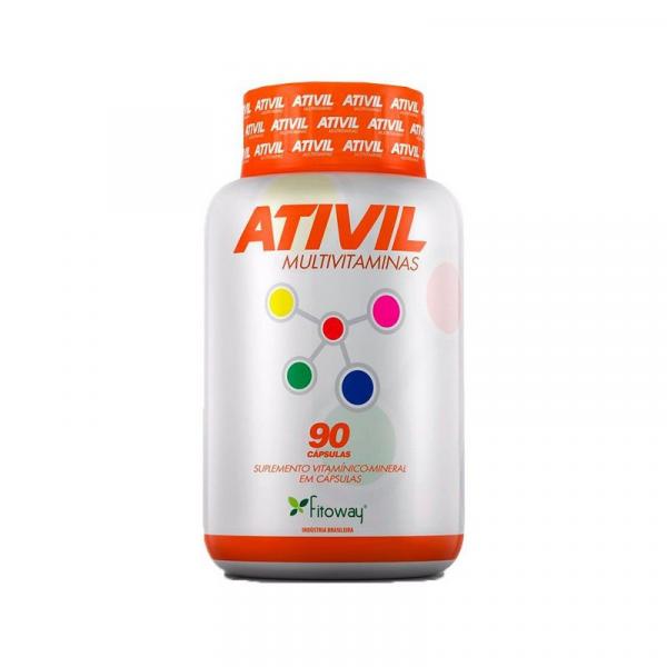 Multivitamínico Ativil - 90 Cápsulas - Fitoway