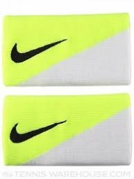 Munhequeira Nike Dri-Fit Doublewide 2.0 Amarelo e Branca