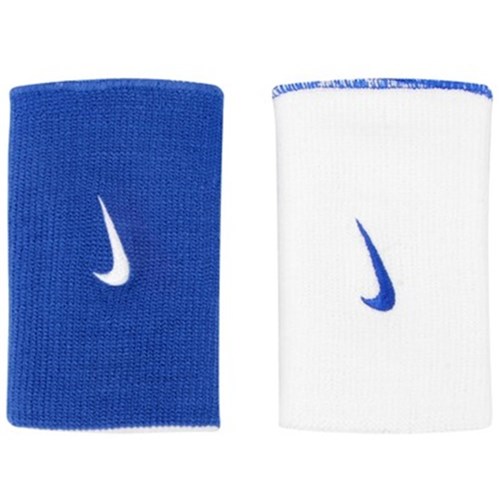 Munhequeira Nike Dupla Face Dri-Fit Home & Away - Azul-Branco
