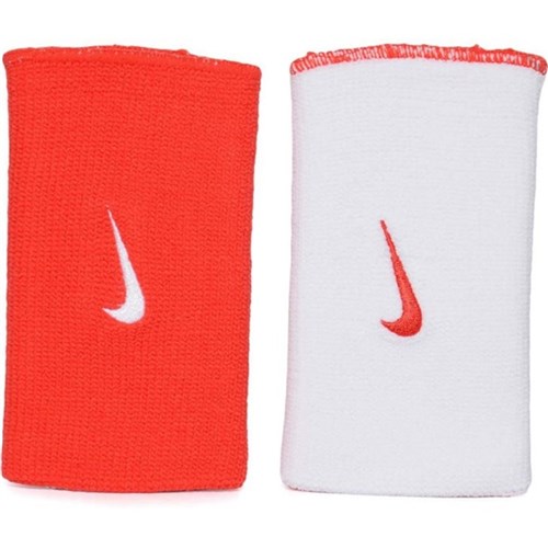 Munhequeira Nike Dupla Face Dri-Fit Home & Away - Vermelho-Branco