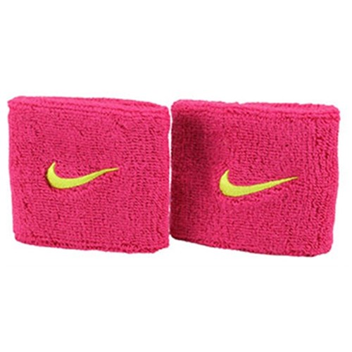 Munhequeira Nike Pequena Swoosh Wristband - Pink