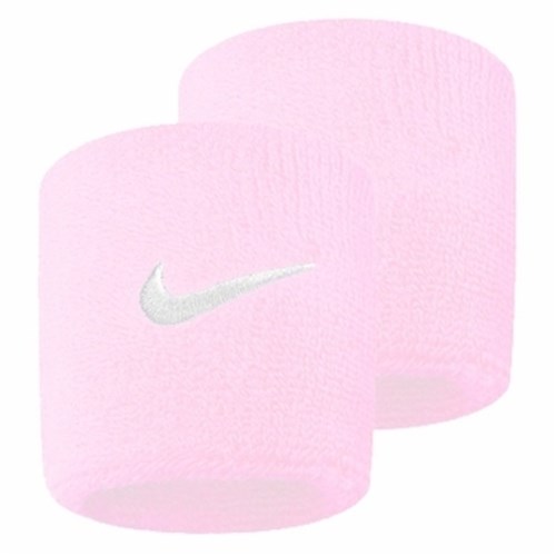 Munhequeira Nike Pequena Swoosh Wristband - Rosa Claro