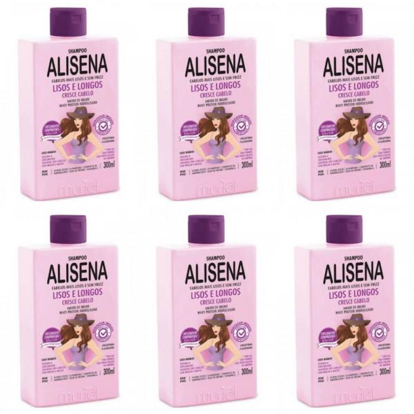 Muriel Alisena Cresce Cabelo Shampoo 300ml (Kit C/06)