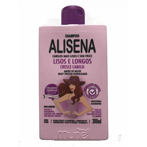 Muriel Alisena Liso e Longos Cresce Cabelo Shampoo 300ml