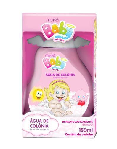 Muriel Baby Água Colônia Rosa 150ml (Kit C/06)