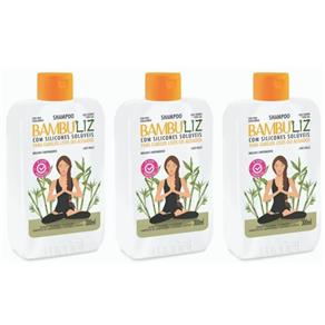 Muriel Bambuliz Shampoo 300ml - Kit com 03