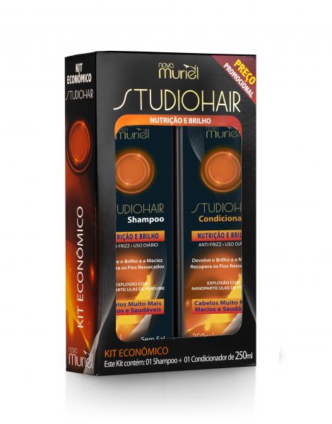 Muriel Kit Studio Hair Shampoo e Cond. Nutrição e Brilho 250ml