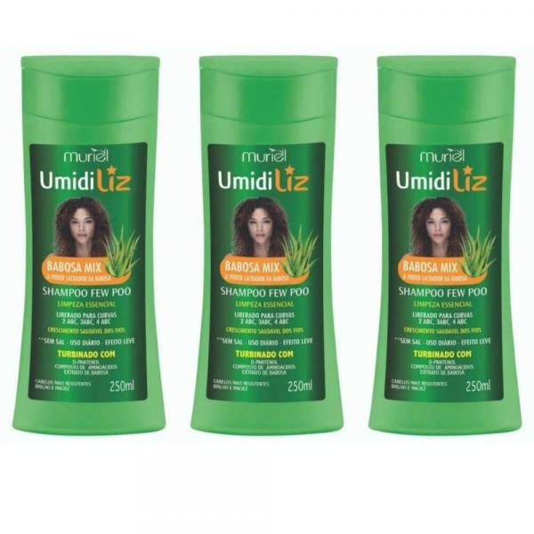 Muriel Umidiliz Babosa Mix Shampoo 250ml (Kit C/03)