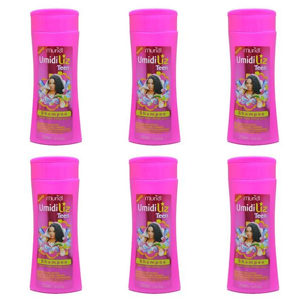 Muriel Umidiliz Teen Shampoo 250ml (Kit C/06)