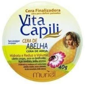 Muriel Vita Capili Abelha Cera Finalizadora 40g - Kit com 03