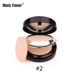 Music Flower 2 Layers Powder Women Makeup Cosmetic Contour Shading Concealer