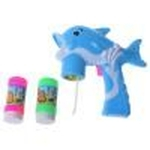 Música Electric Light Dolphin Bubble Gun com bolha Água Set Outdoor Brinquedos presente