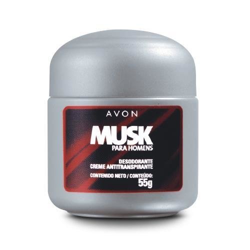 Musk Desodorante Antitranspirante Creme Masculino Avon