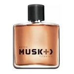 Musk+ Titanium Colônia Desodorante 75ml