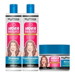 My Phios Kit Hidra Brilho - Shampoo, Condicionador e Máscara