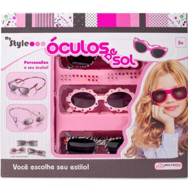 My Style Oculos de Sol Rosa Multikids