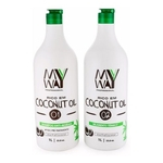 My Way Escova Progressiva Selagem Termica Coconut Oil kit 1000ml