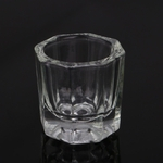 Nail Art Acrílico Líquido Pó Dappen prato de vidro do copo de cristal