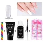 Nail Art Tips Extension UV Builder Gel Glue File Pen Salon Manicure Tool Kit Set