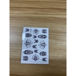 Nail Stickers, Nail Art Decoration Sticker 5D Self Adhesive Embossed DIY Manicure Decals Tool