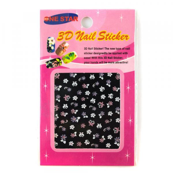 Nail Supply Adesivo para Decoração de Unhas - 3D Nail Sticker 02 - Nail Supply