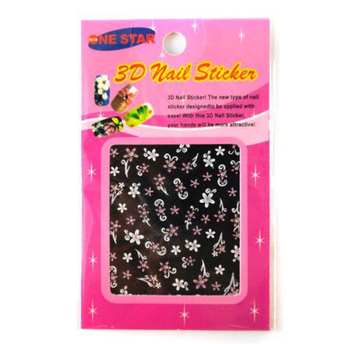 Nail Supply Adesivo para Decoração de Unhas - 3d Nail Sticker 012
